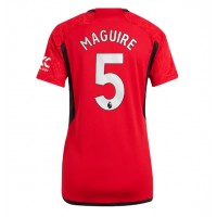 Echipament fotbal Manchester United Harry Maguire #5 Tricou Acasa 2023-24 pentru femei maneca scurta